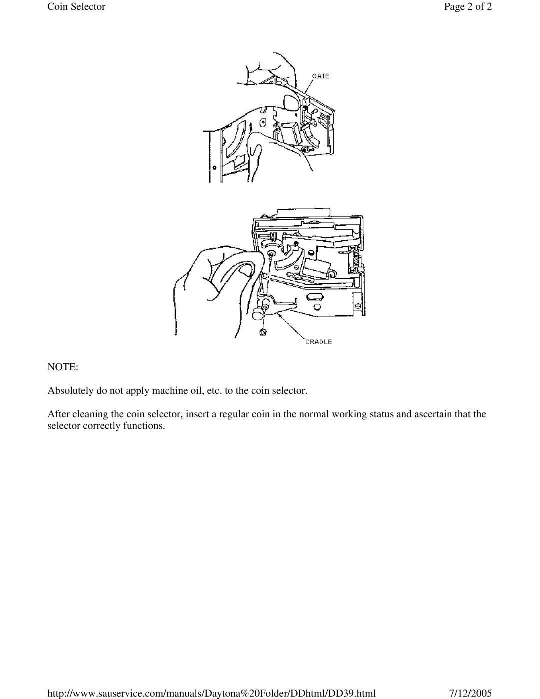 Sega DLX owner manual 