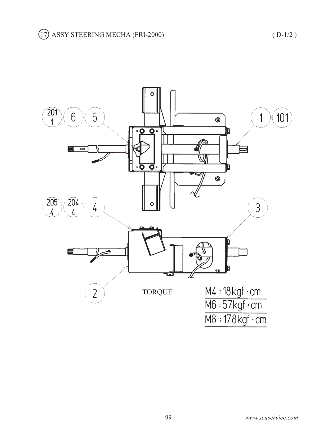 Sega F355 owner manual Torque 