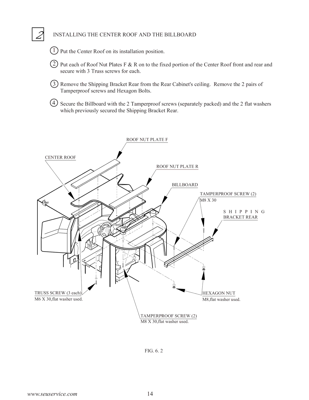 Sega F355 owner manual I P P I N G Bracket Rear 