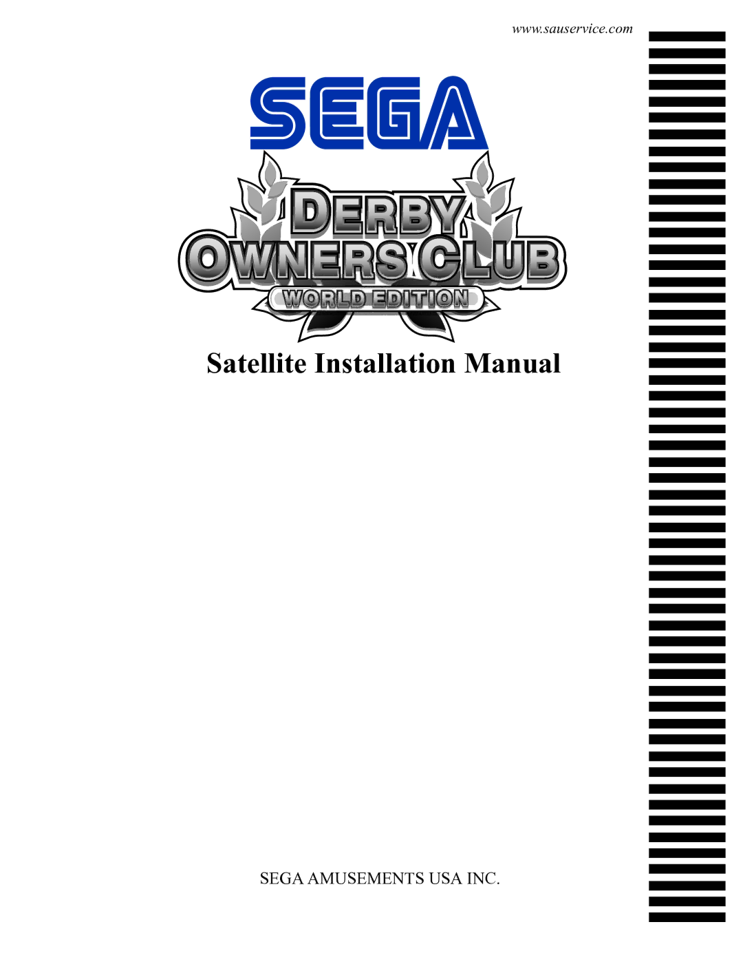 Sega Satellite TV System manual Satellite Installation Manual 