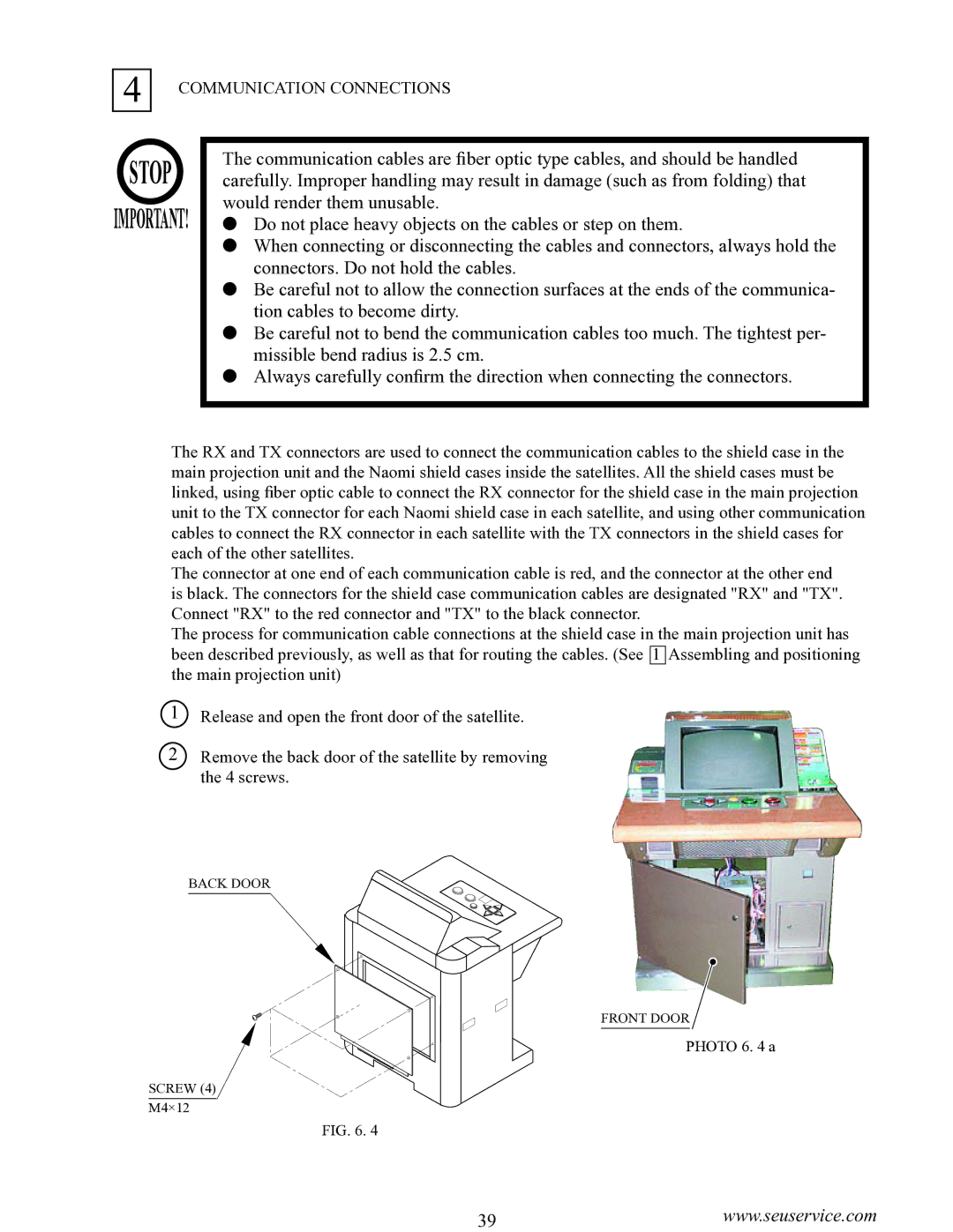 Sega Satellite TV System manual Stop 