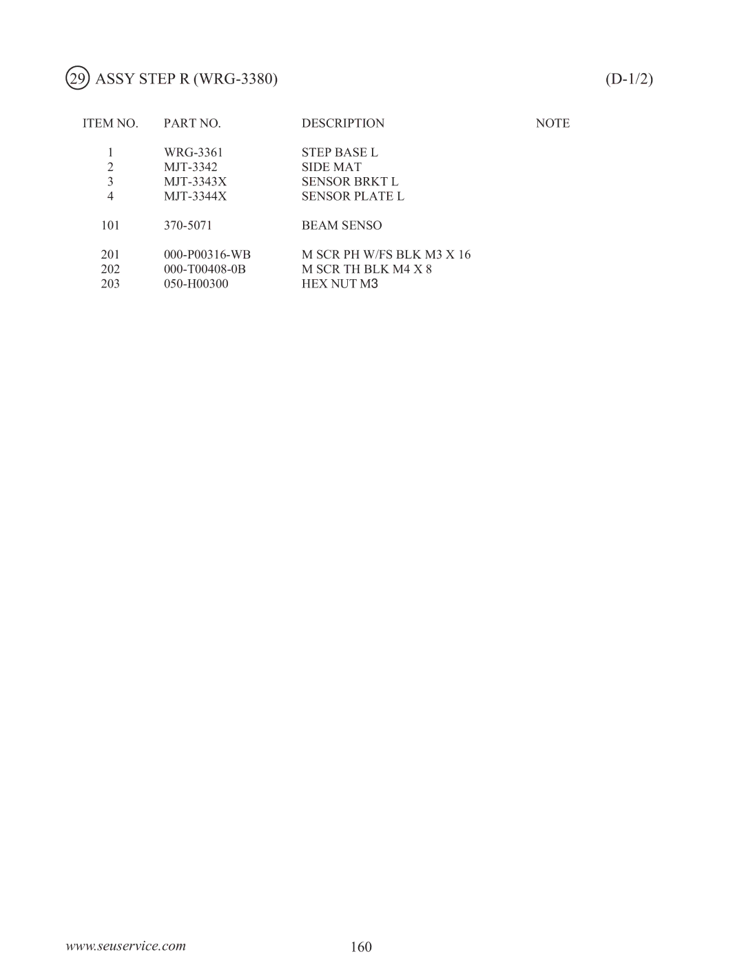 Sega WaveRunner owner manual Assy Step R WRG-3380 