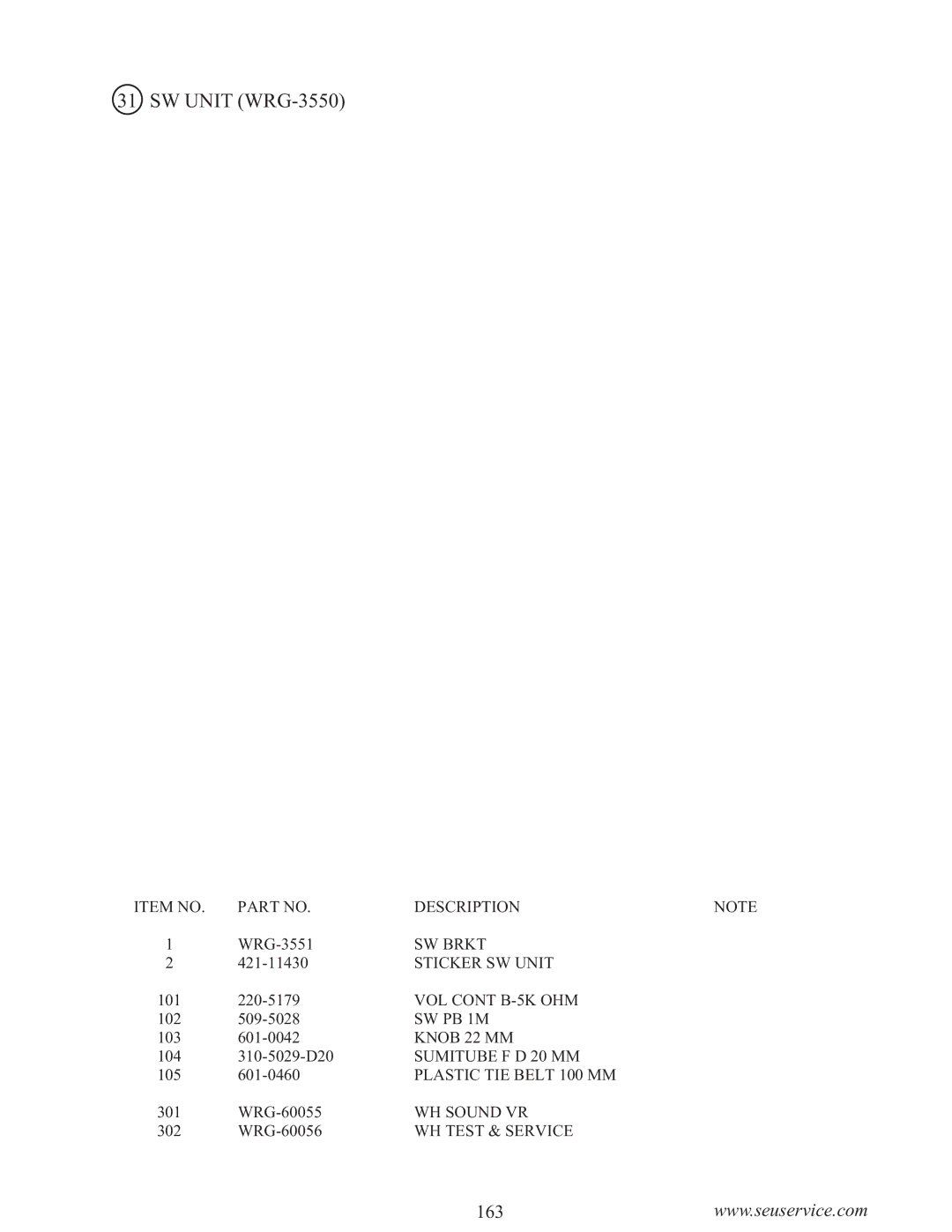 Sega WaveRunner owner manual SW Unit WRG-3550 