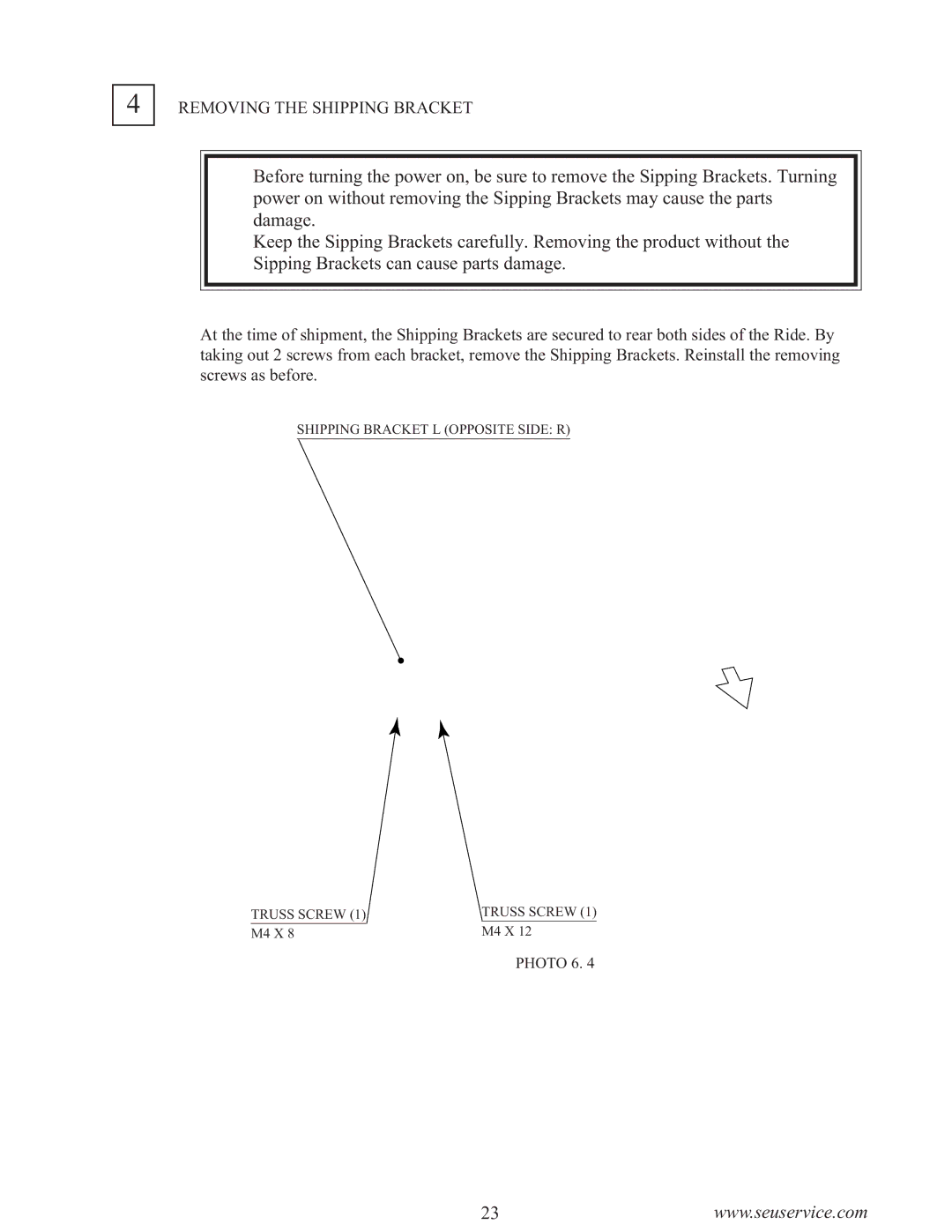 Sega WaveRunner owner manual Photo 6 