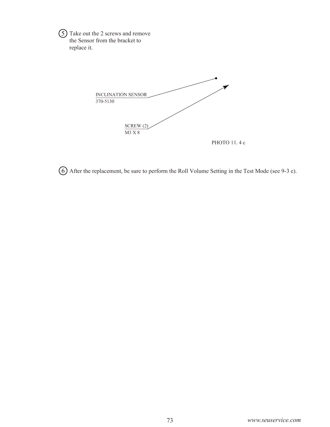 Sega WaveRunner owner manual Inclination Sensor 