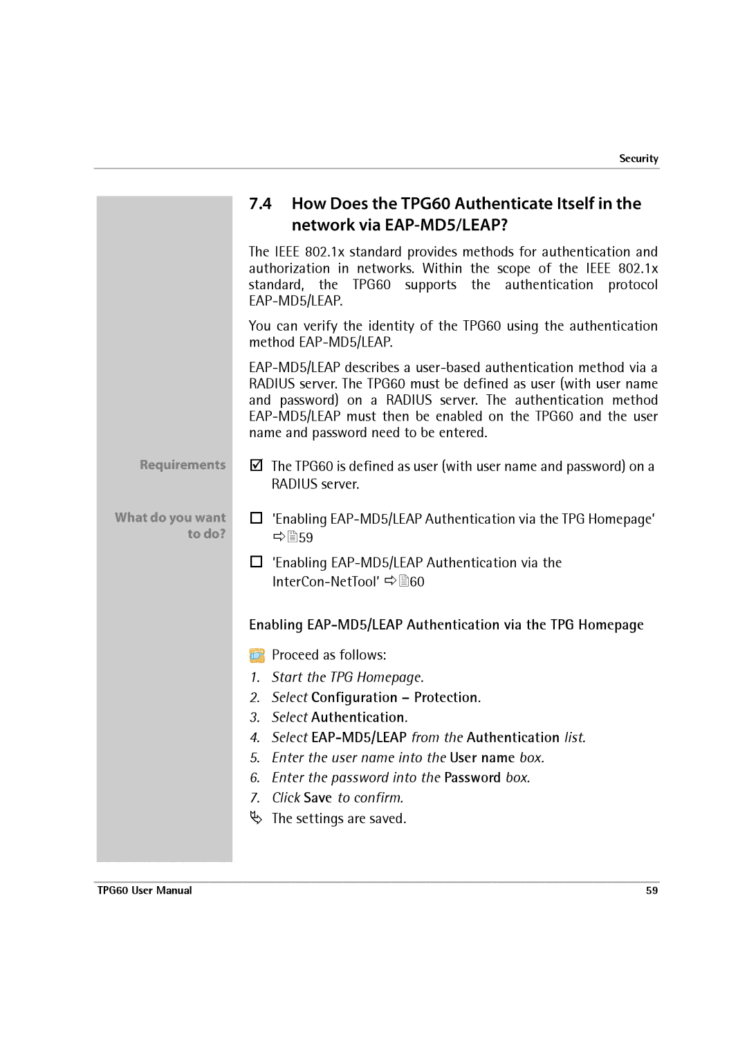 SEH Computertechnik TPG60 user manual 59 