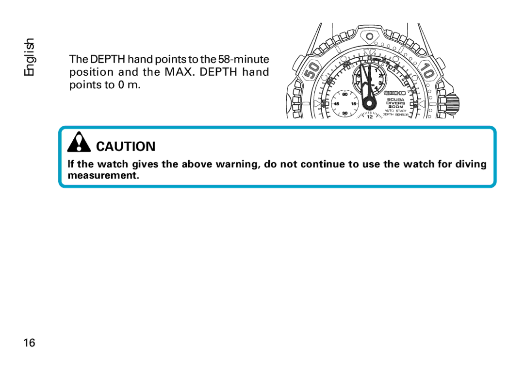 Seiko 7K52 manual English 