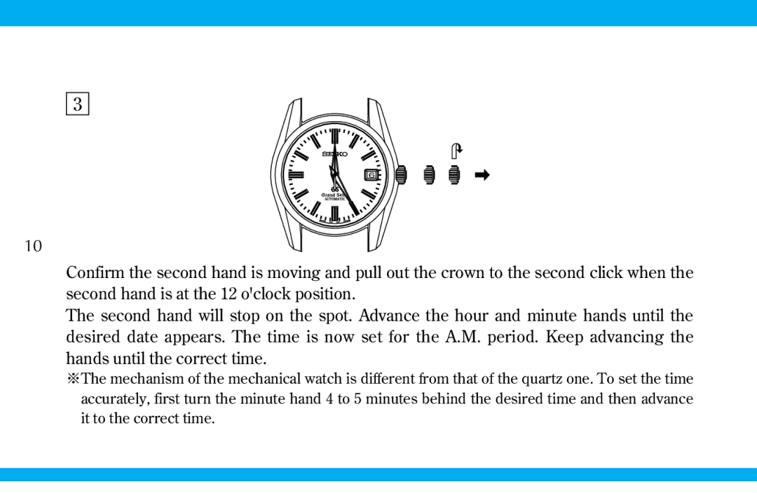 Seiko 9S519S559S56 manual 