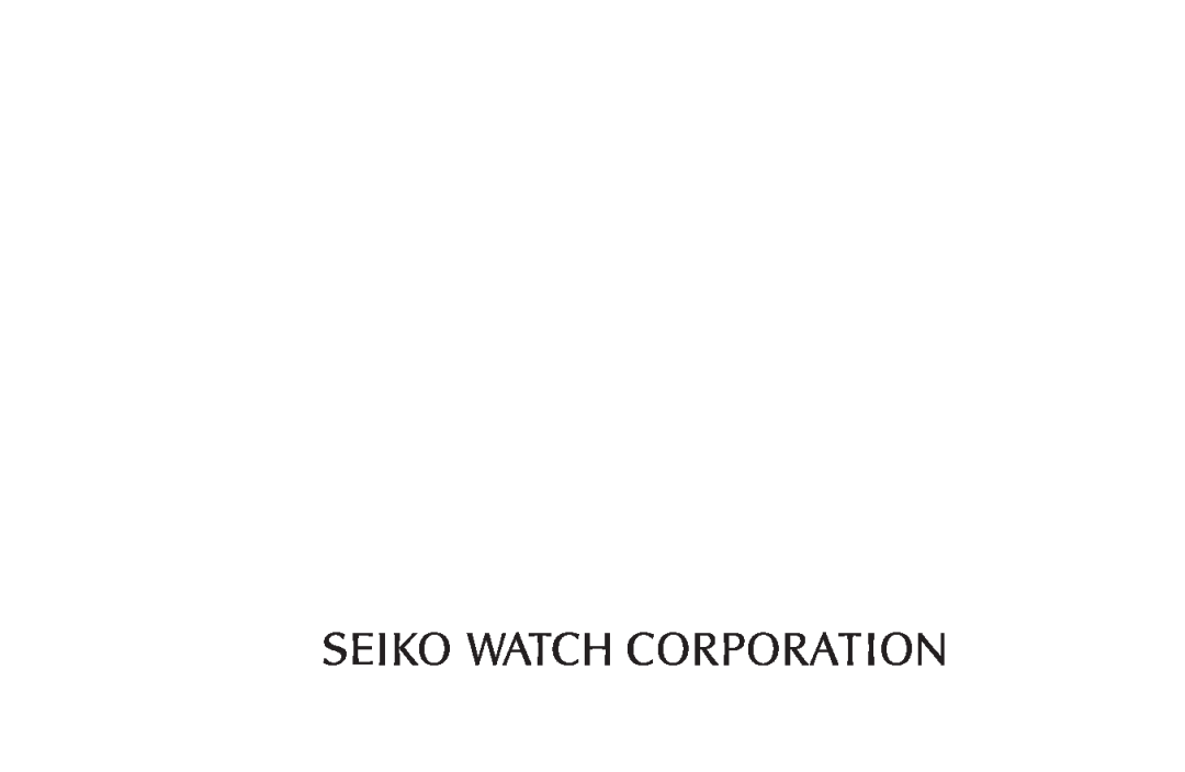 Seiko 9S519S559S56 manual 