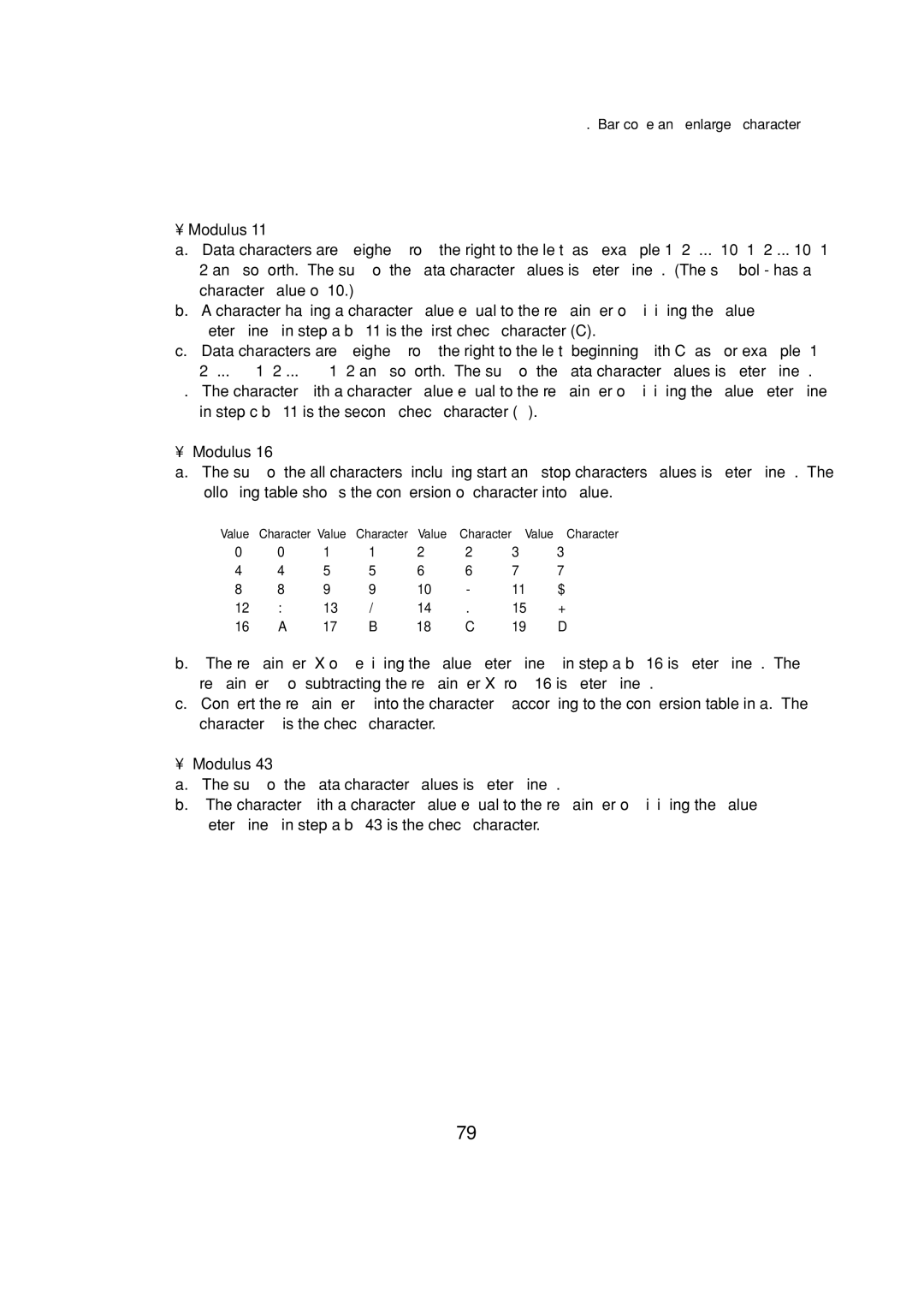 Seiko BX-900 owner manual Modulus 