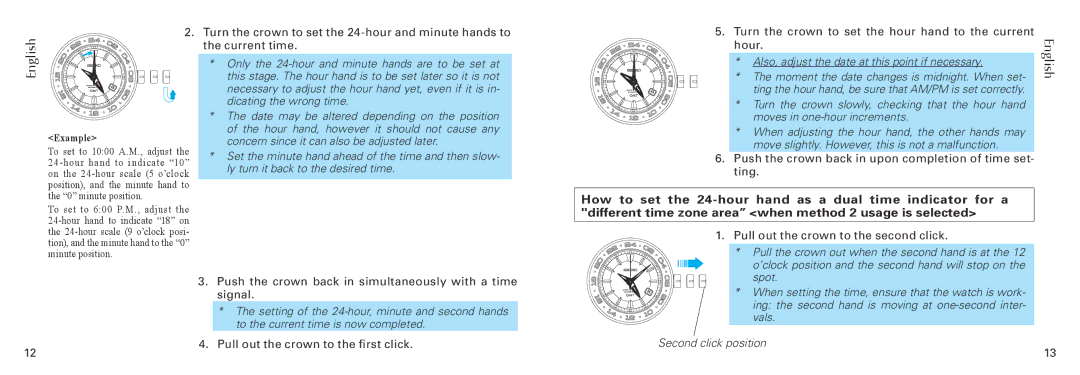 Seiko Cal 5M65 manual Example 