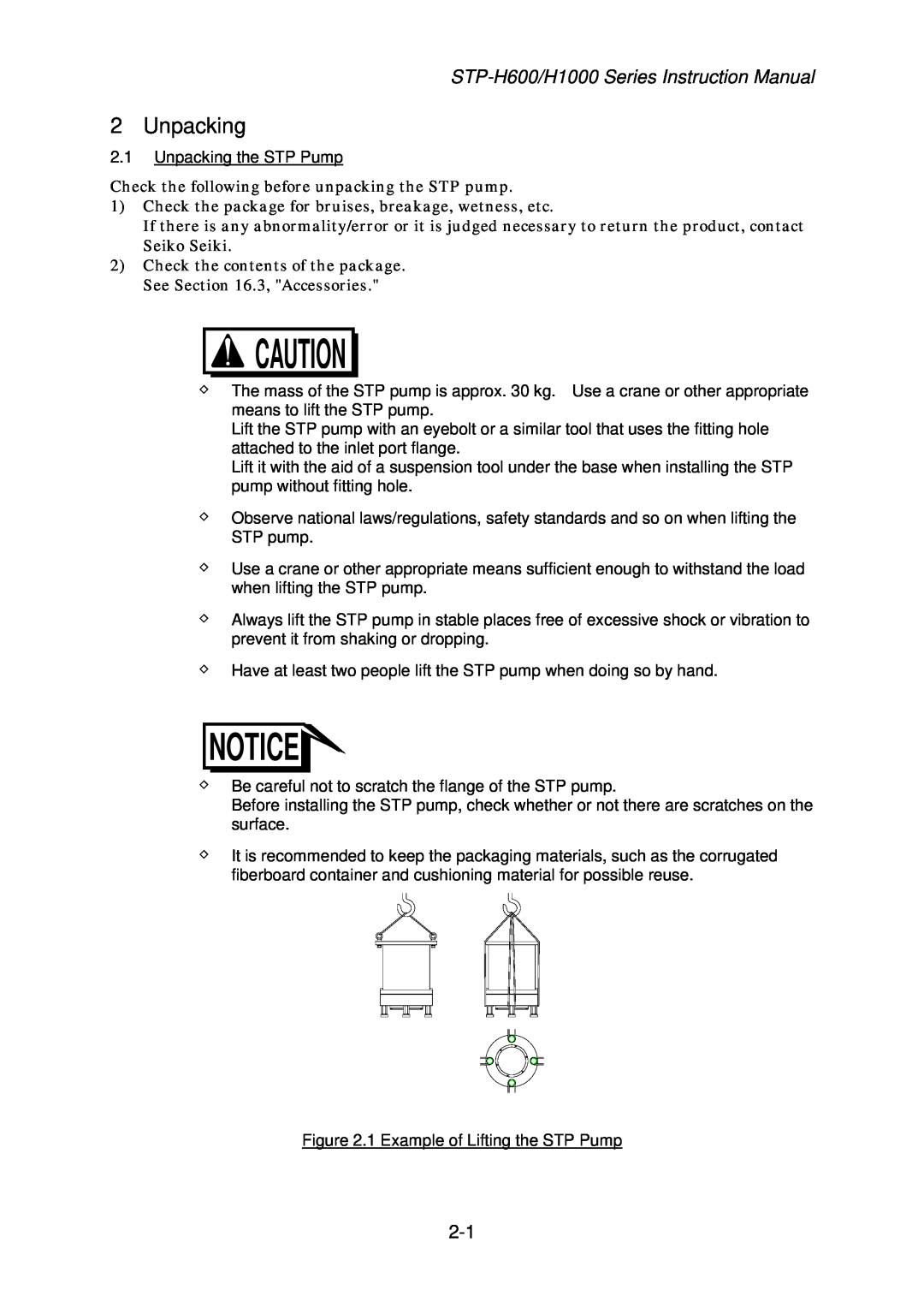 Seiko Instruments MT-17E-003-D instruction manual Unpacking 