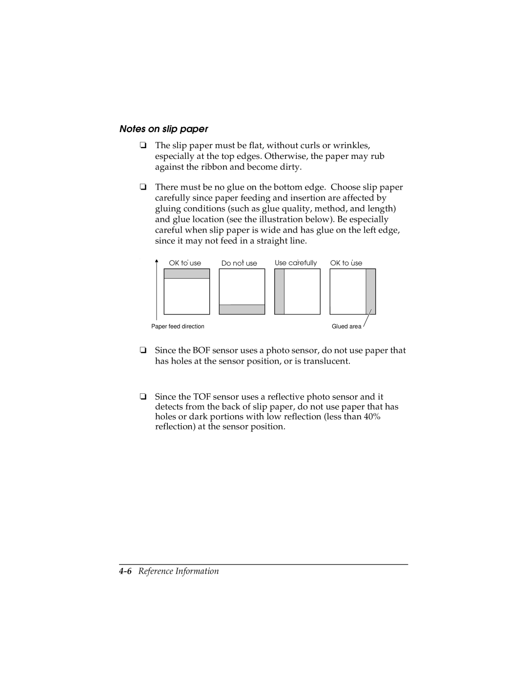 Seiko TM-U590/U590P manual 6Reference Information 