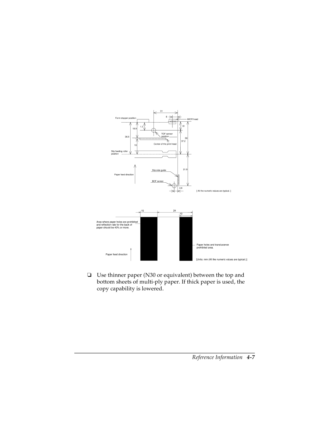 Seiko TM-U590/U590P manual Reference Information 