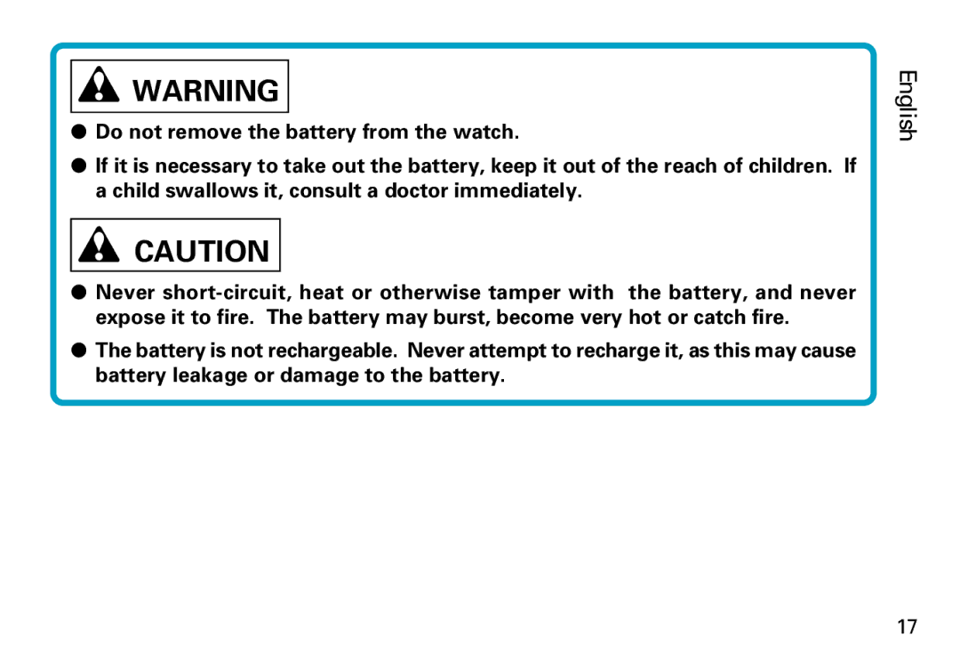 Seiko V072 manual English 