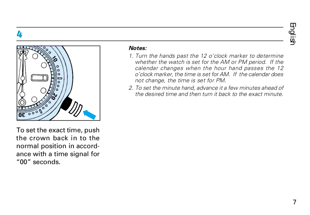 Seiko 7N85, V736, 7C46, 7N36 manual English 