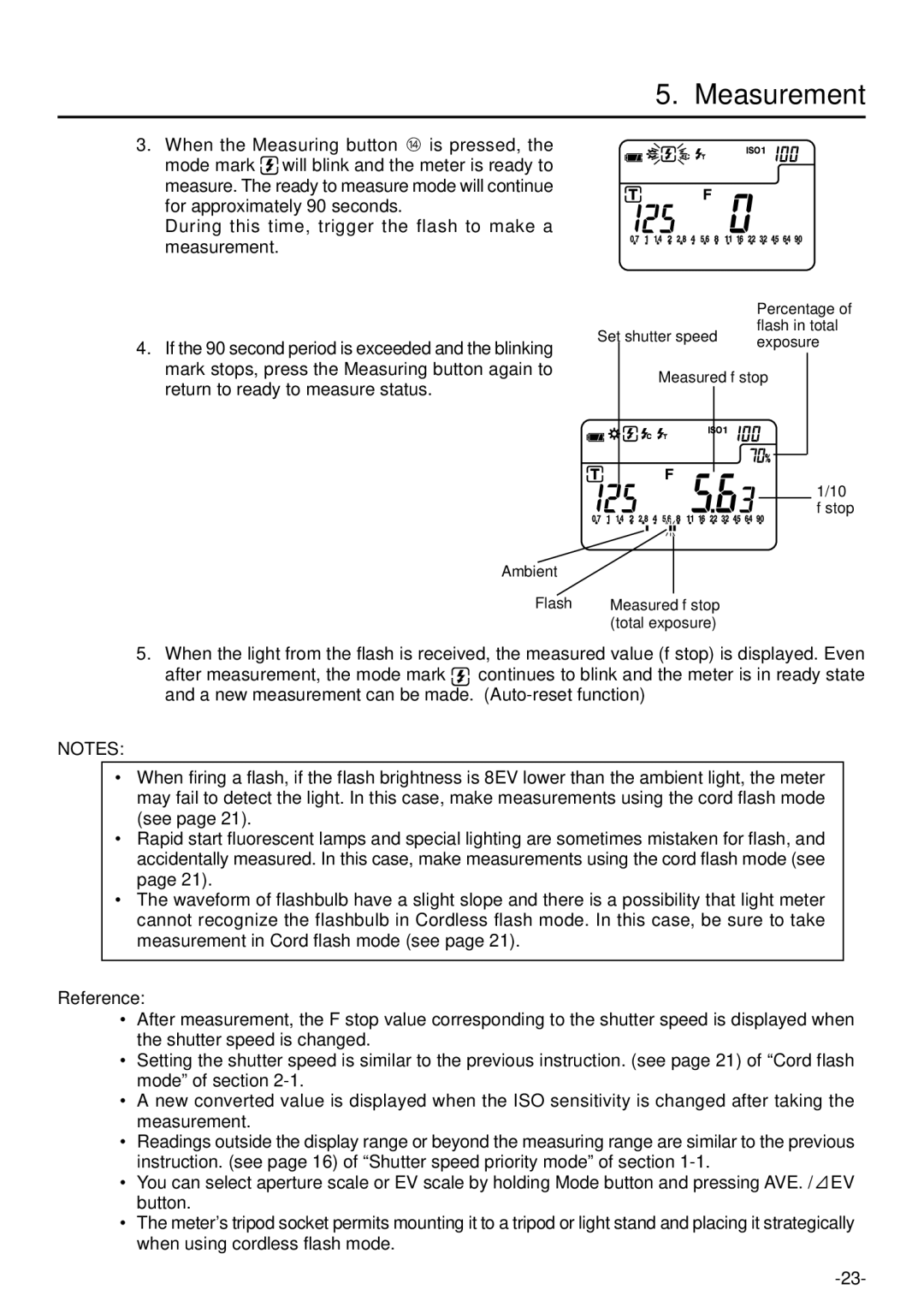 Sekonic L-758DR manual Percentage 