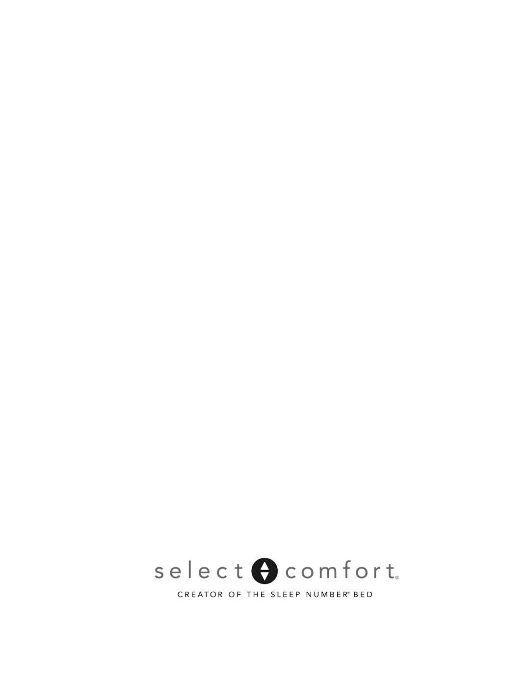 Select Comfort Precision Comfort Adjustable Foundation owner manual 