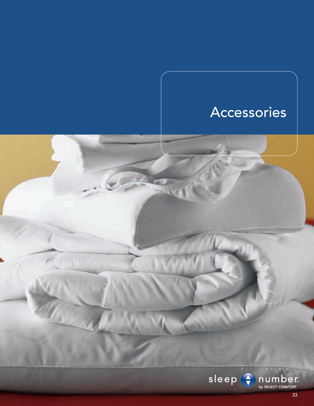 Select Comfort U 3000 manual Accessories 