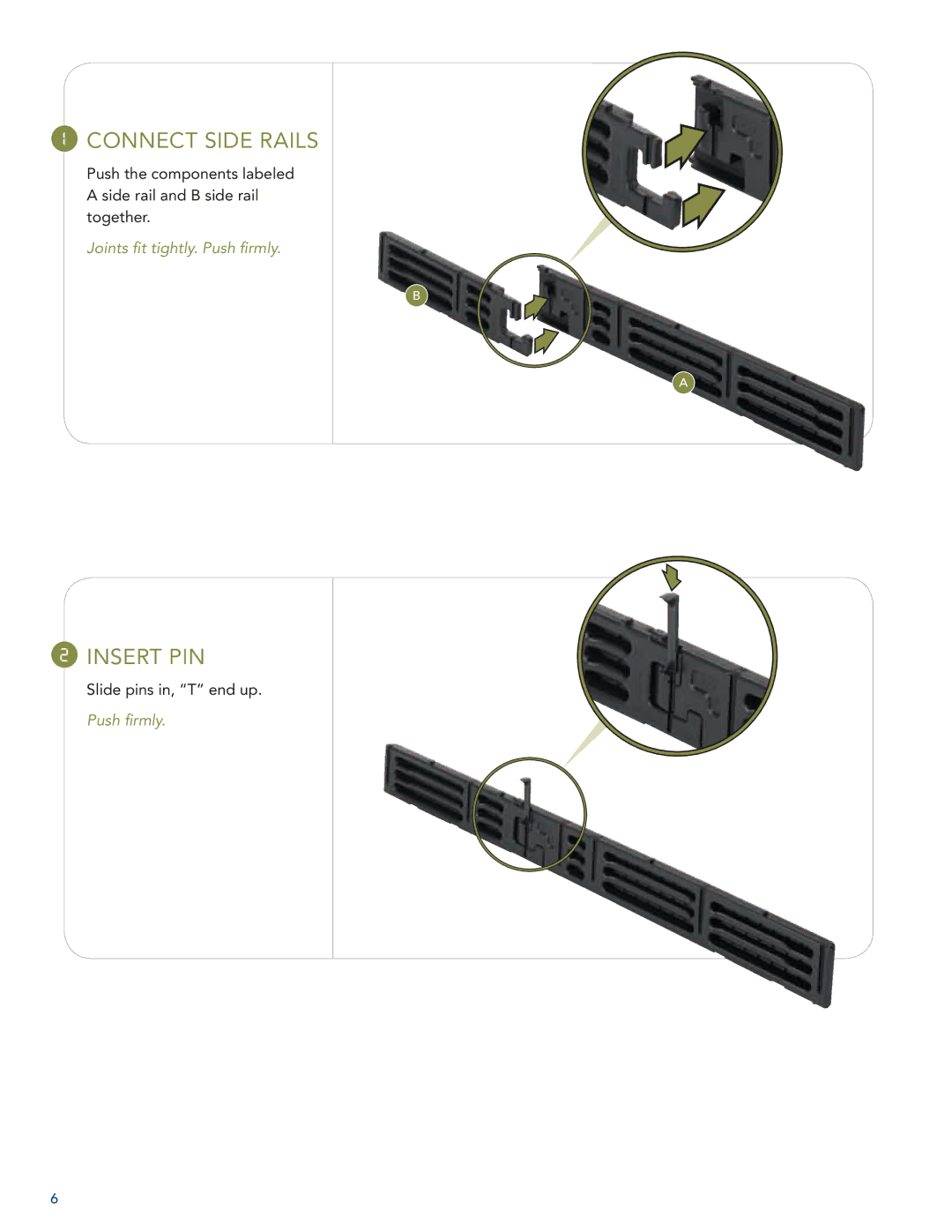 Select Comfort U 3000 manual Insert pin 