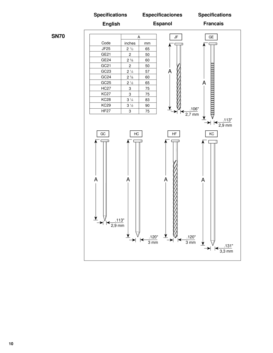 Senco FramePro 600 manual Aaaa 