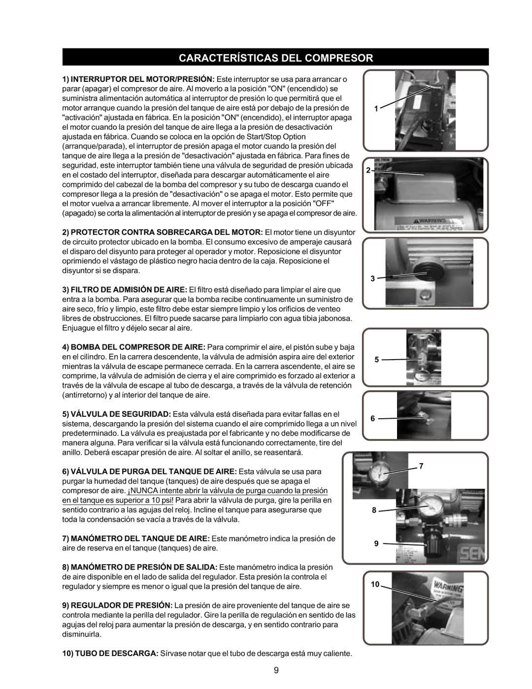 Senco PC1010 operating instructions 