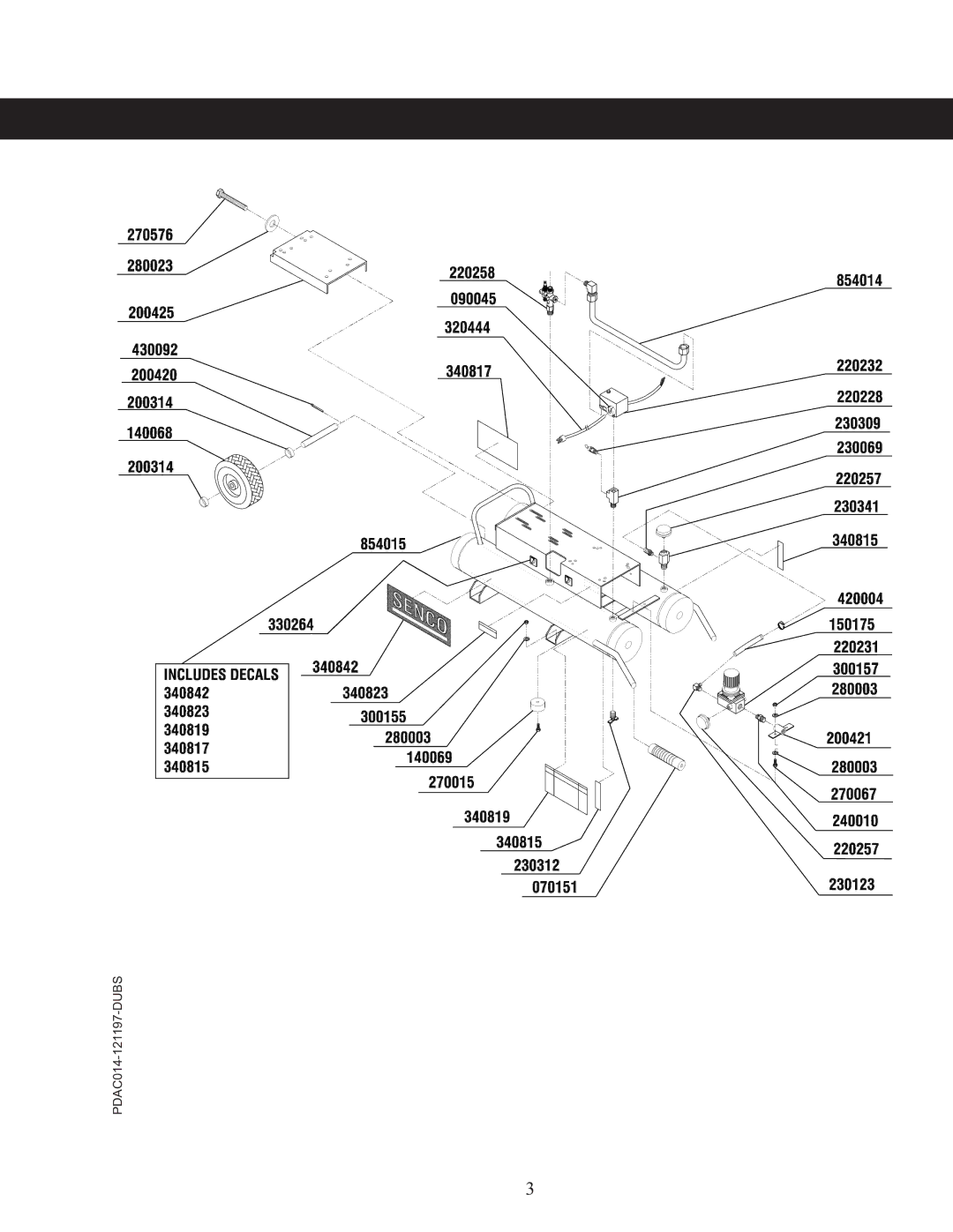 Senco PC201 manual PDAC014-121197-DUBS 