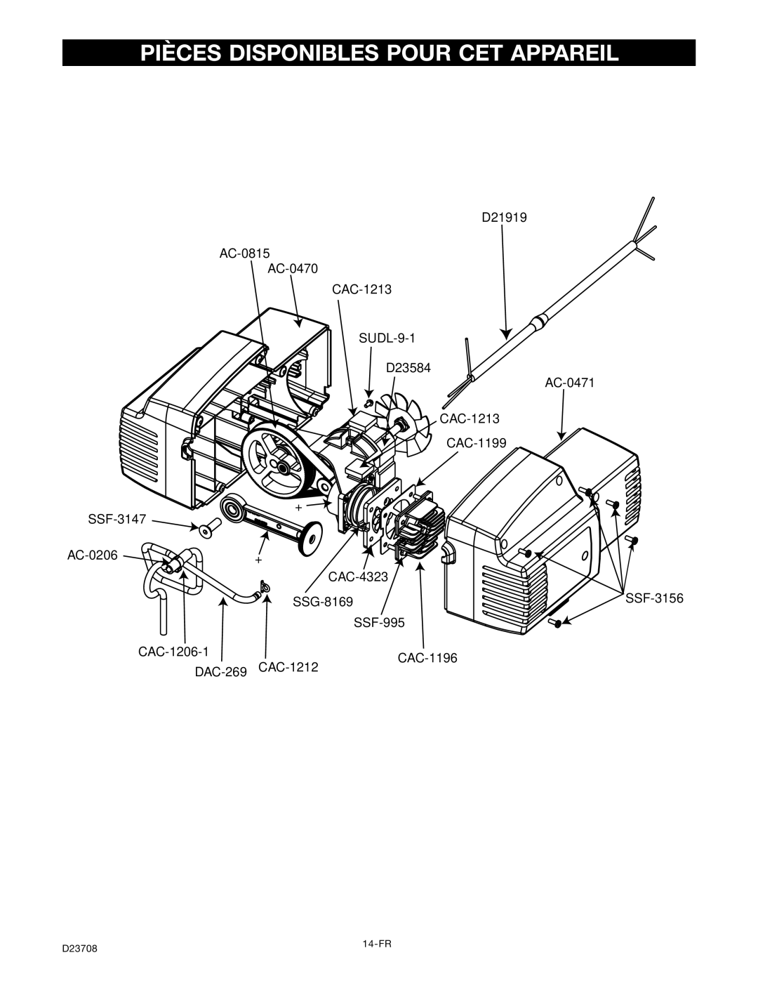 Senco PC2053-1 owner manual D23708 14-FR 