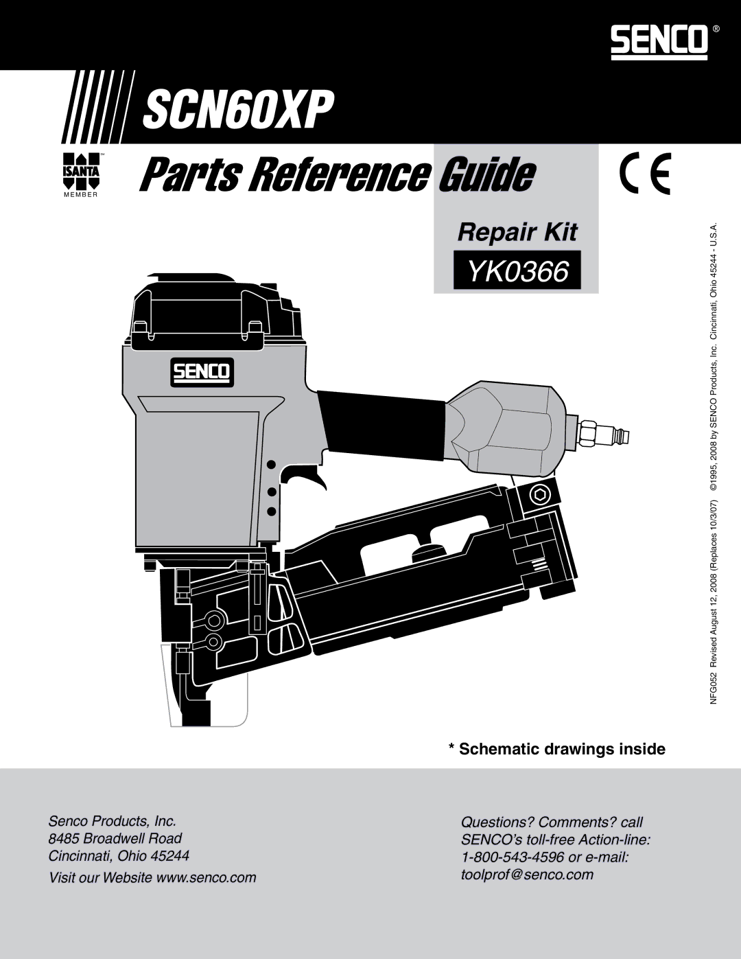 Senco manual SCN60XP 