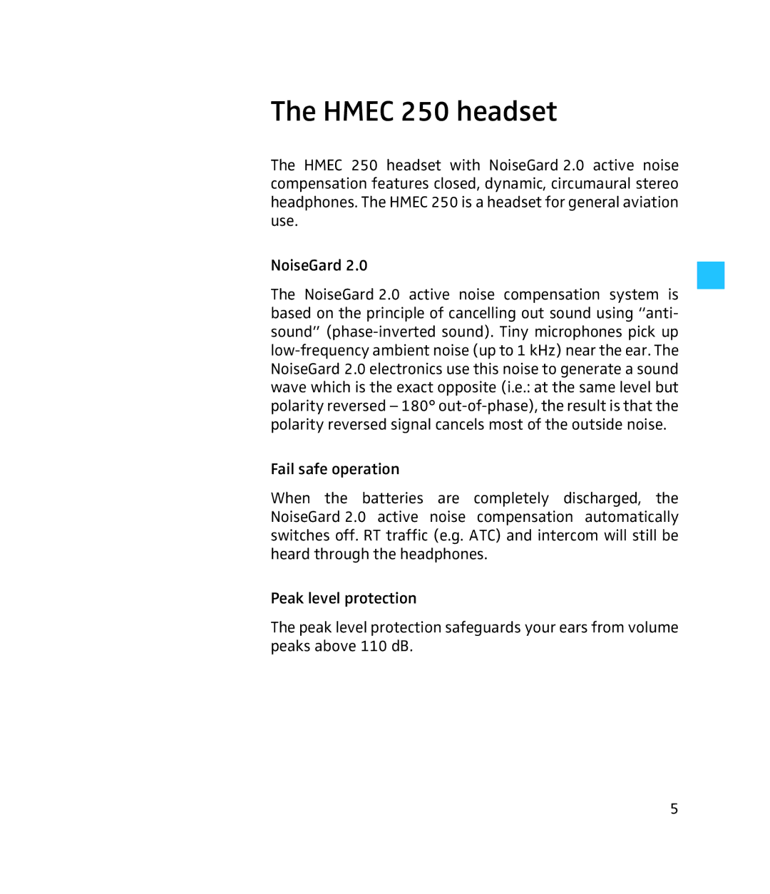 Sennheiser instruction manual Hmec 250 headset 