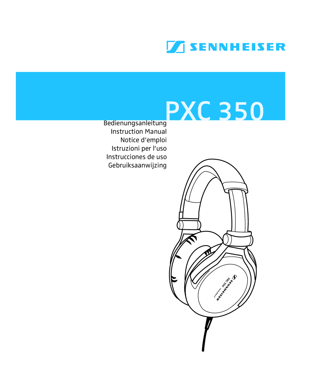 Sennheiser 500371 instruction manual Pxc 