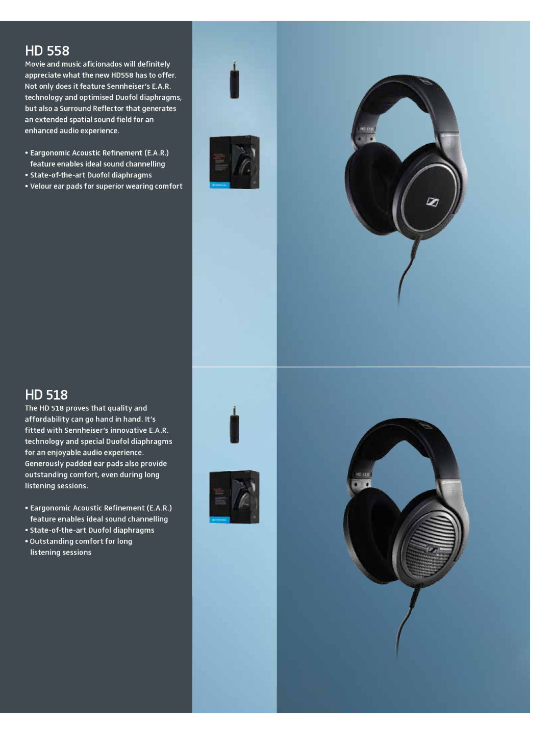 Sennheiser 504631, 504628, 504633 dimensions 