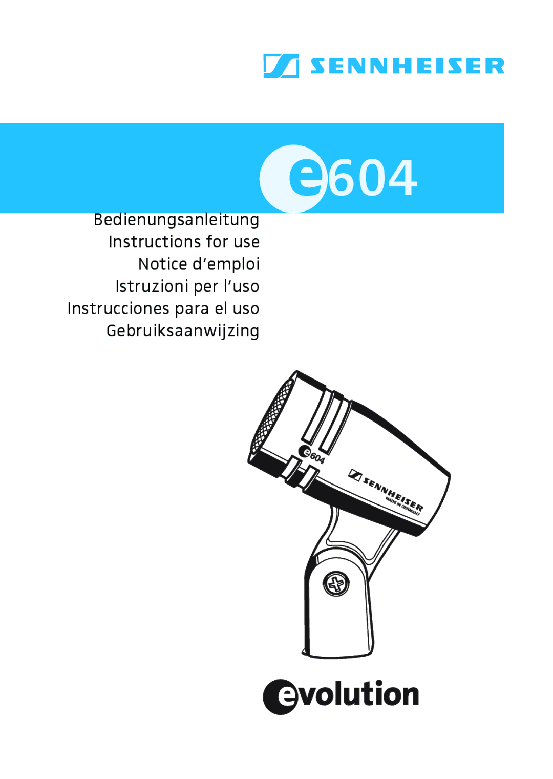 Sennheiser 604 manual 