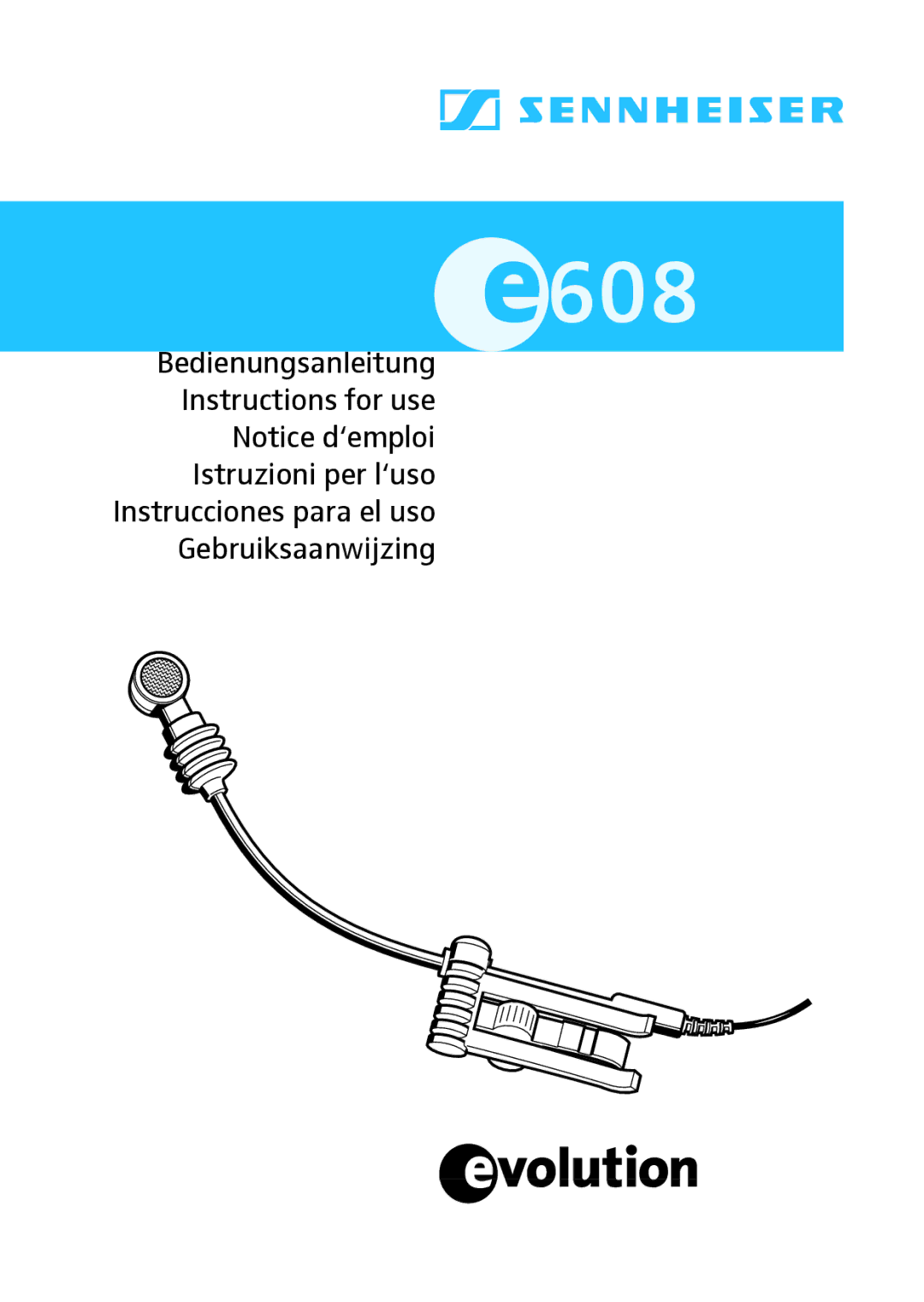 Sennheiser 608 manual 