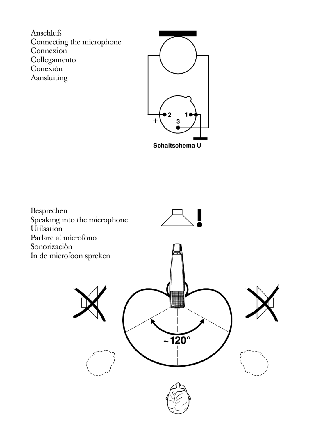 Sennheiser BF 521-II manual Schaltschema U 