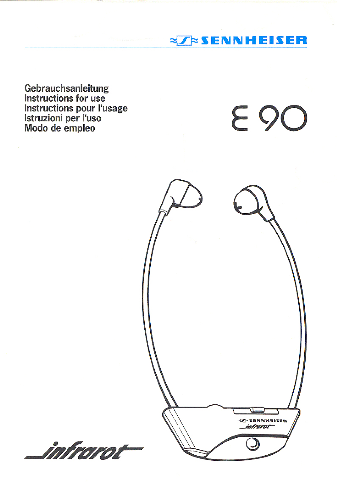 Sennheiser E 90 manual 