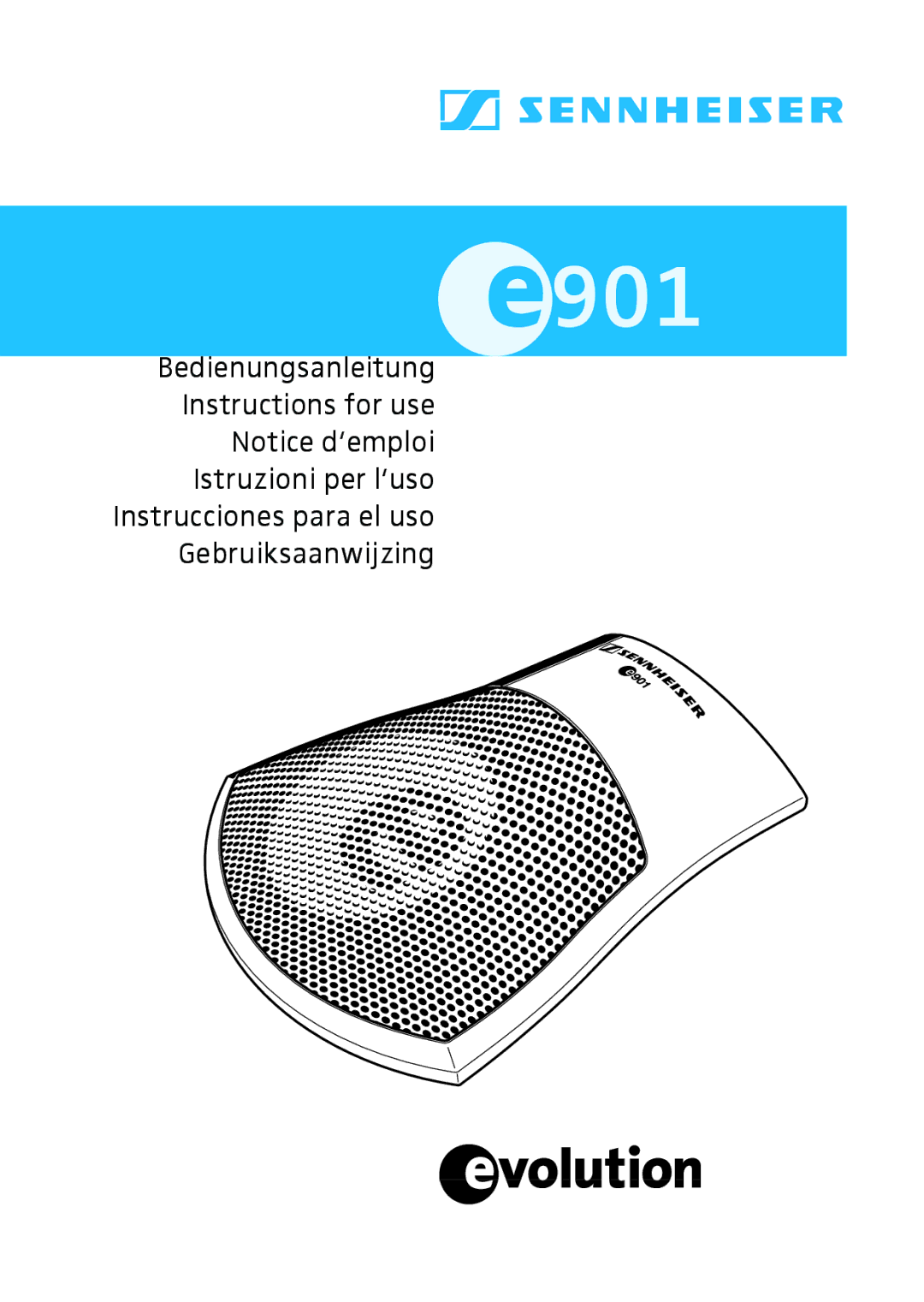 Sennheiser E 901 manual 