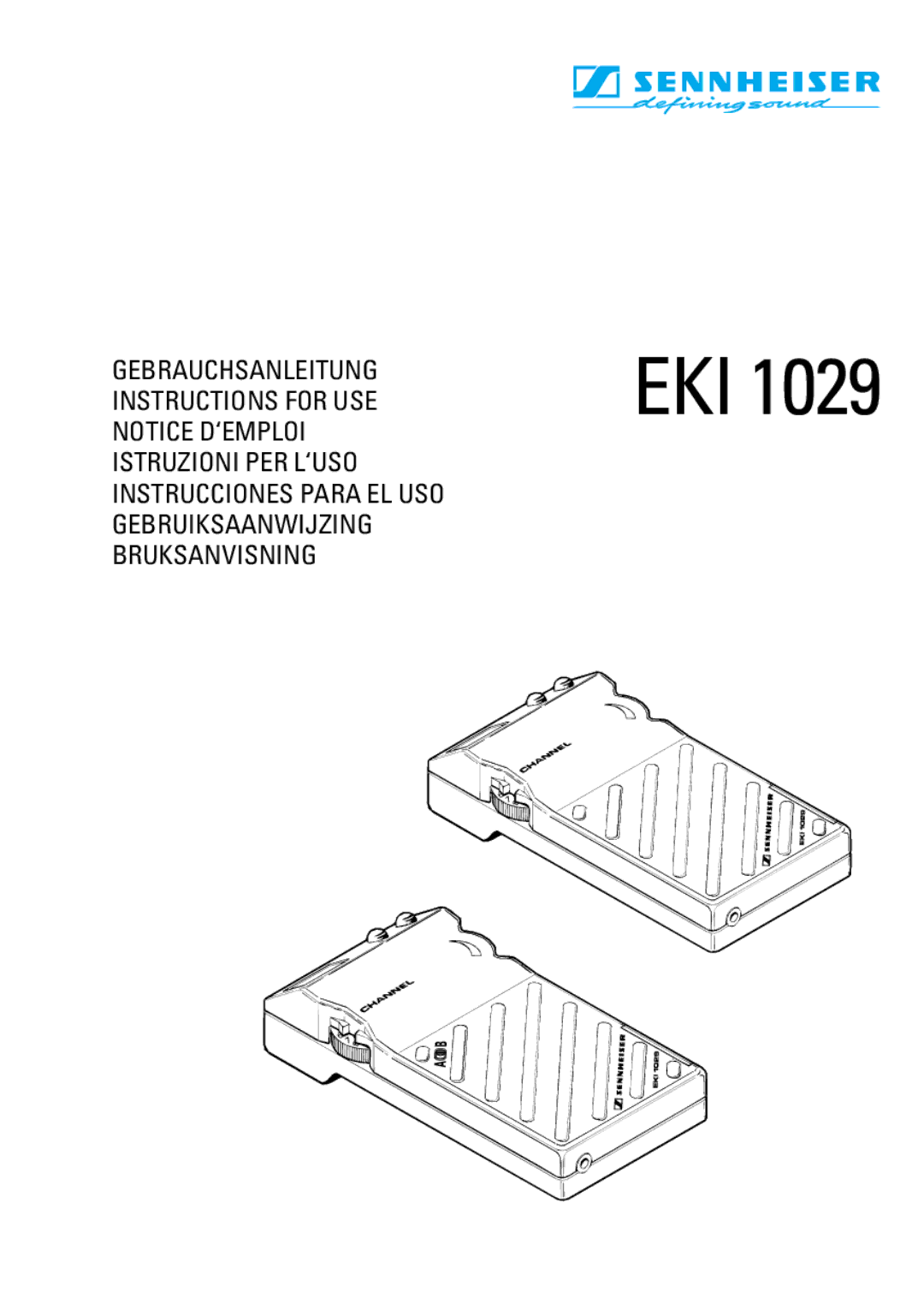 Sennheiser EKI 1029 PLL-32 04623, EKI 1029 PLL-16 03627, EKI 1029-12 03252 manual Eki 