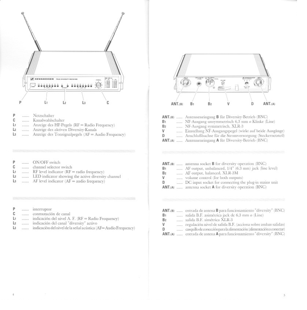 Sennheiser EM 1031-U manual 