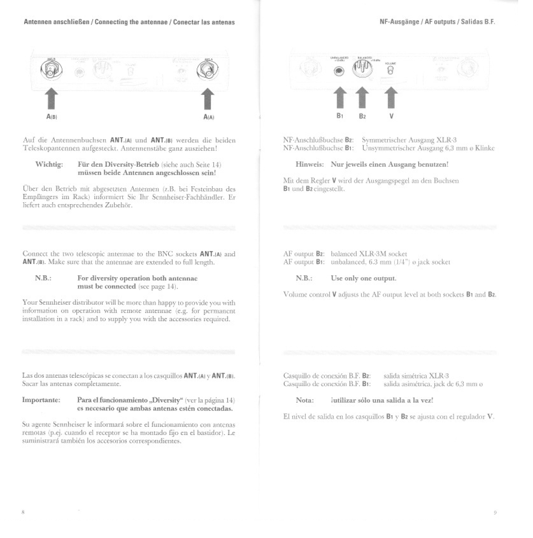 Sennheiser EM 1031-U manual 