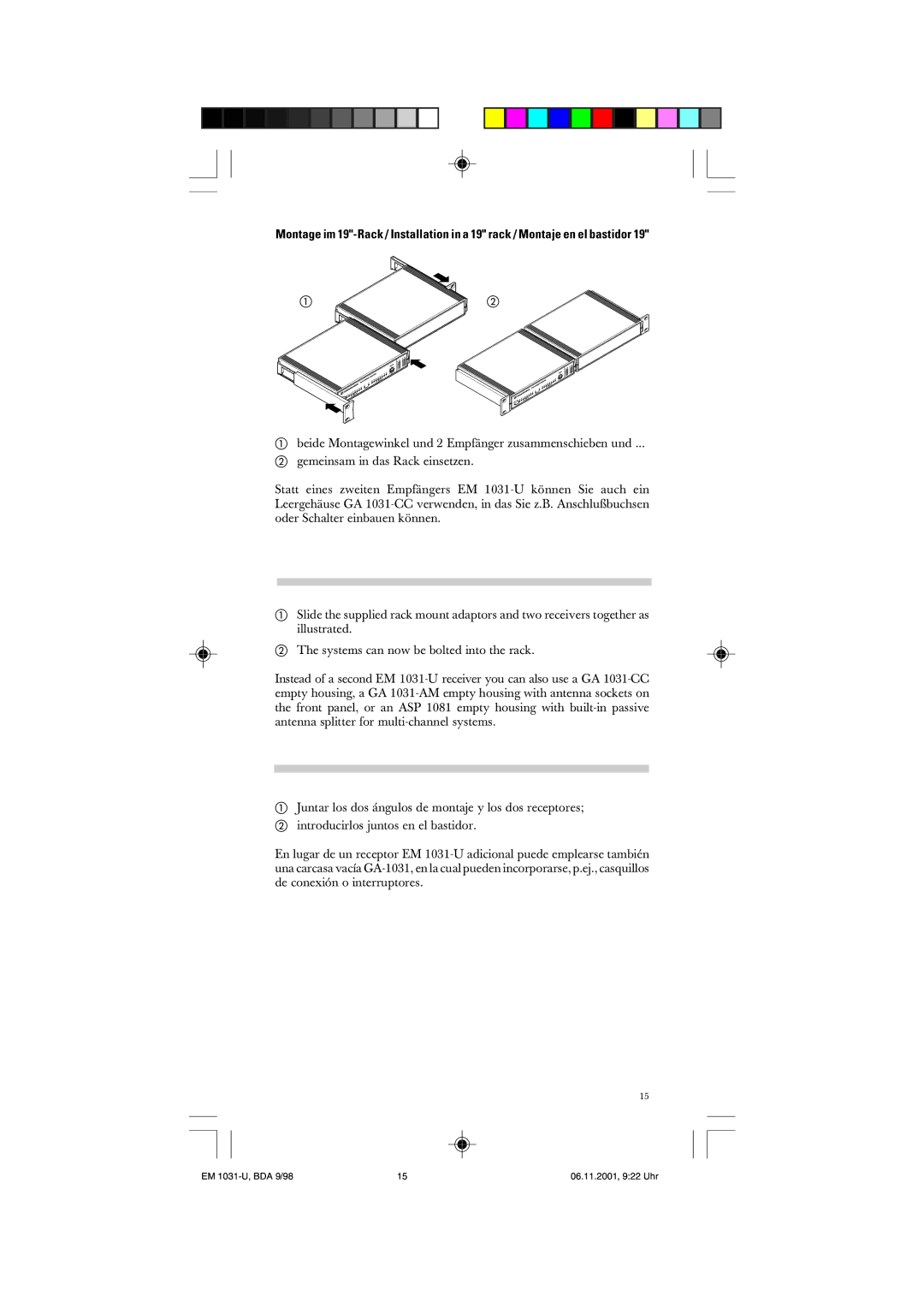 Sennheiser manual EM 1031-U, BDA 9/98 06.11.2001, 922 Uhr 