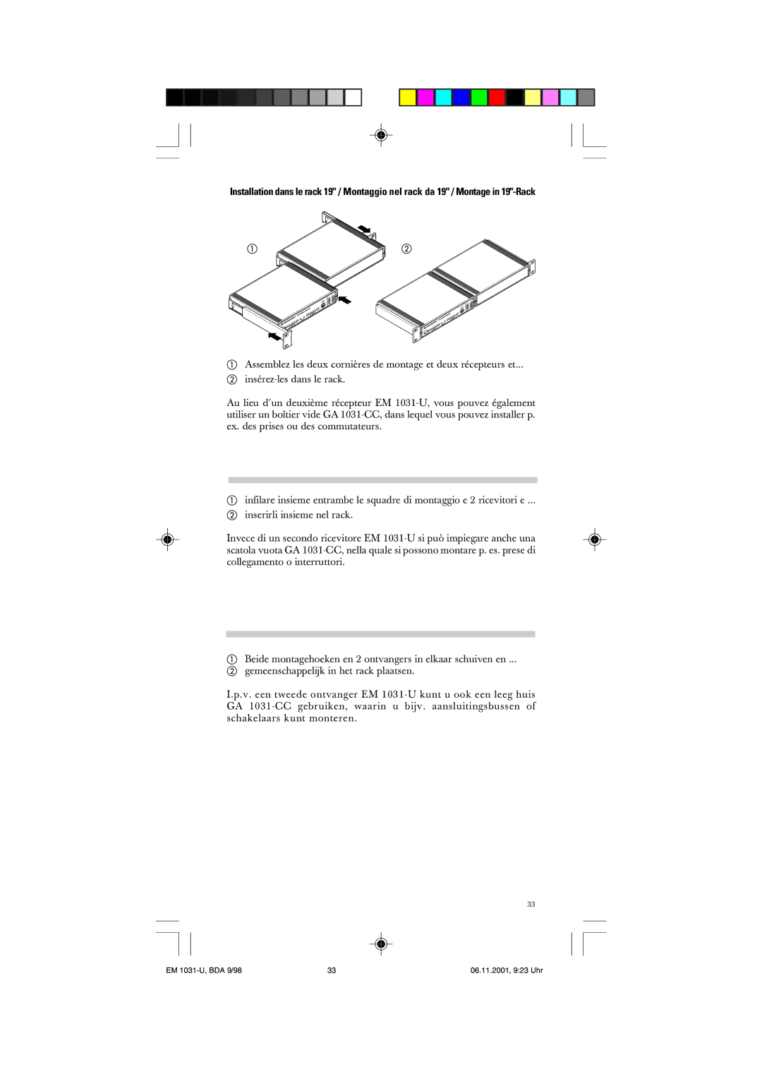 Sennheiser manual EM 1031-U, BDA 9/98 06.11.2001, 923 Uhr 