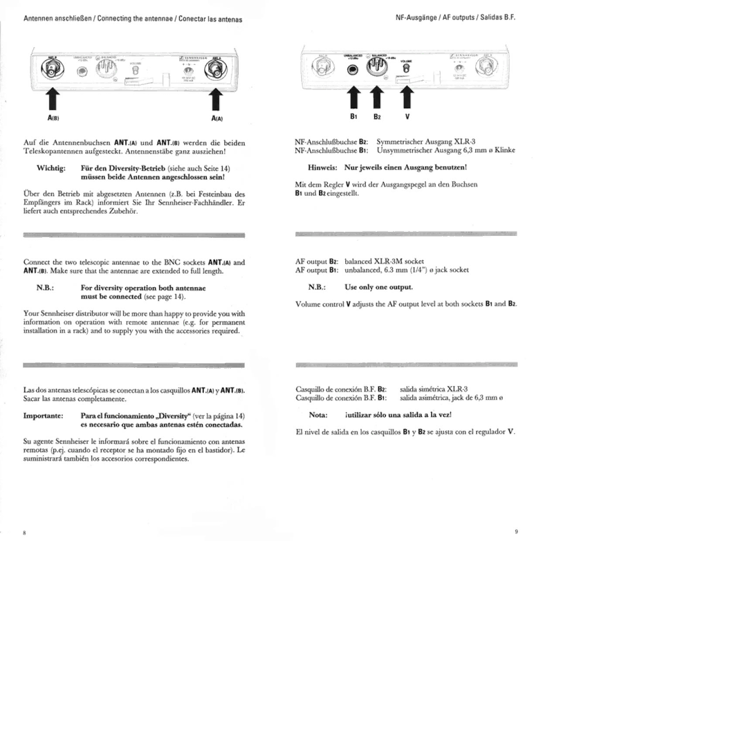 Sennheiser EM 1031-v manual 