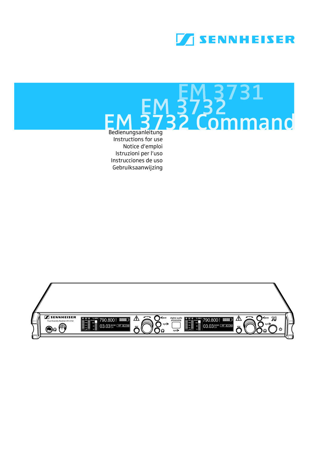 Sennheiser manual EM 3732 Command 