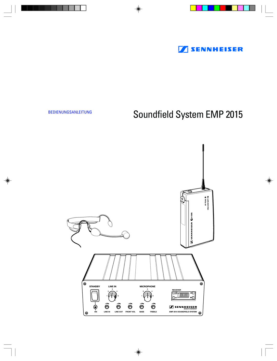 Sennheiser EMP 2015 manual Soundfield System EMP 