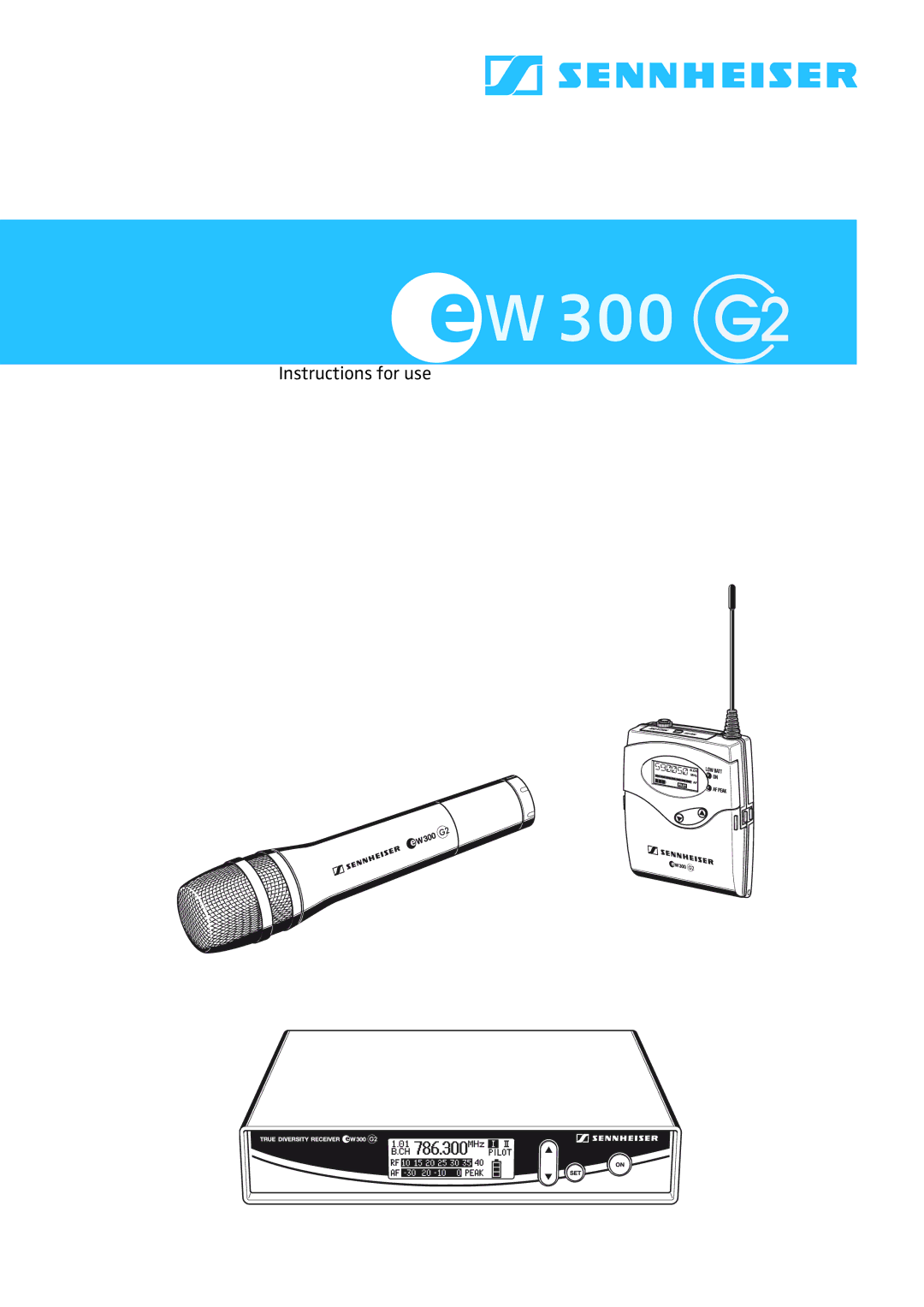 Sennheiser EW 300 G2 manual Instructions for use 