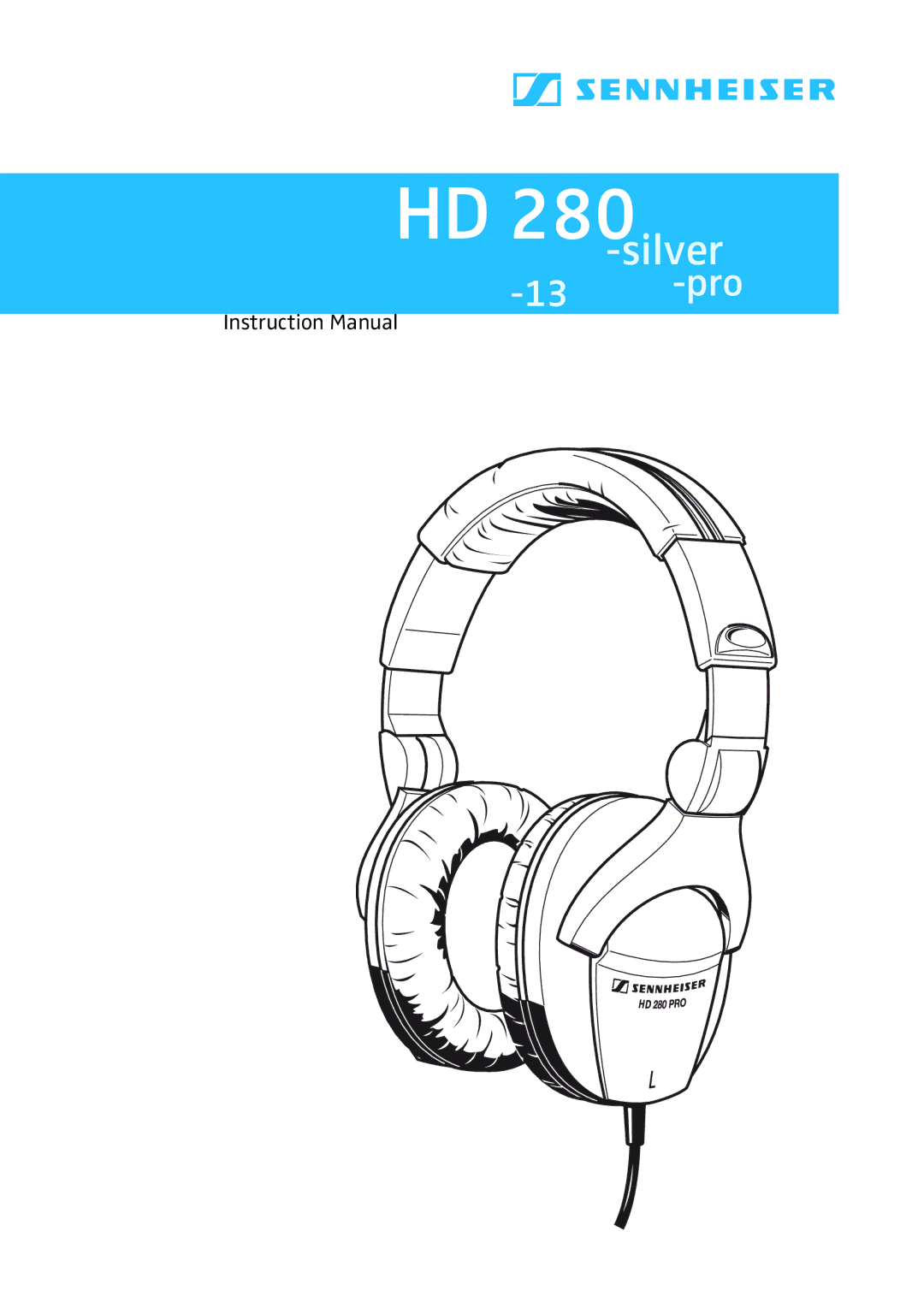 Sennheiser 4974, HD 280 instruction manual Silver 