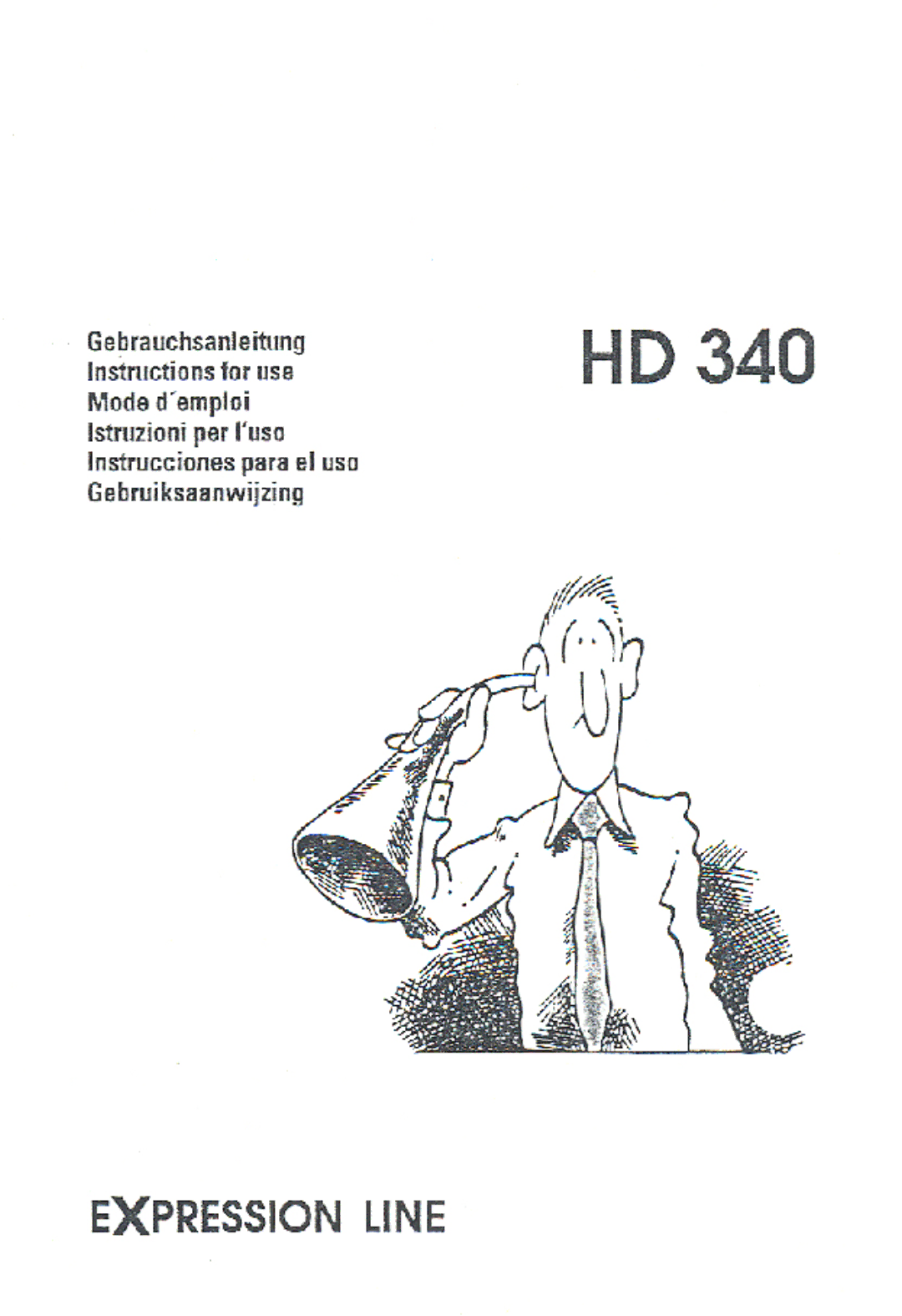 Sennheiser HD 340 manual 