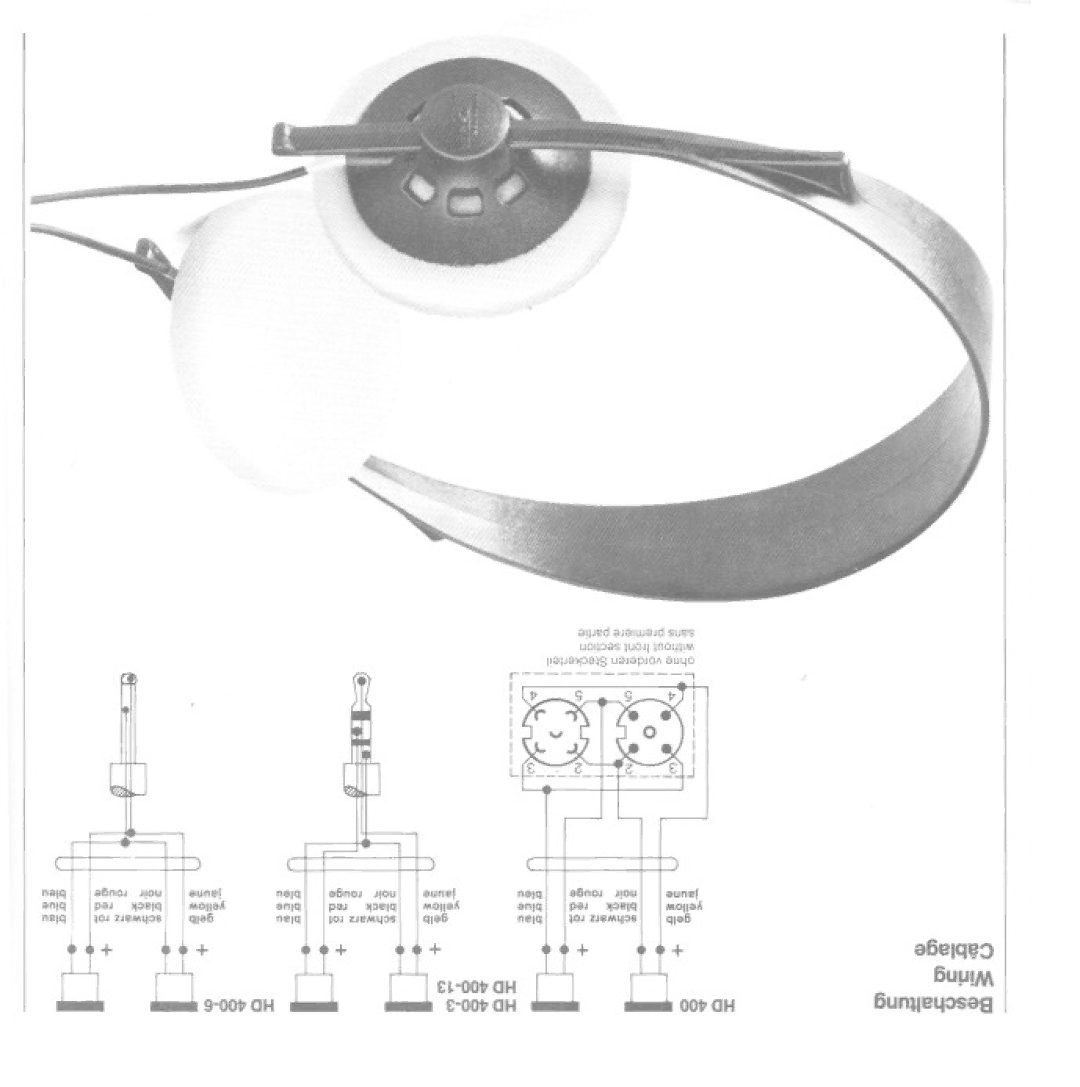 Sennheiser HD 400 manual 