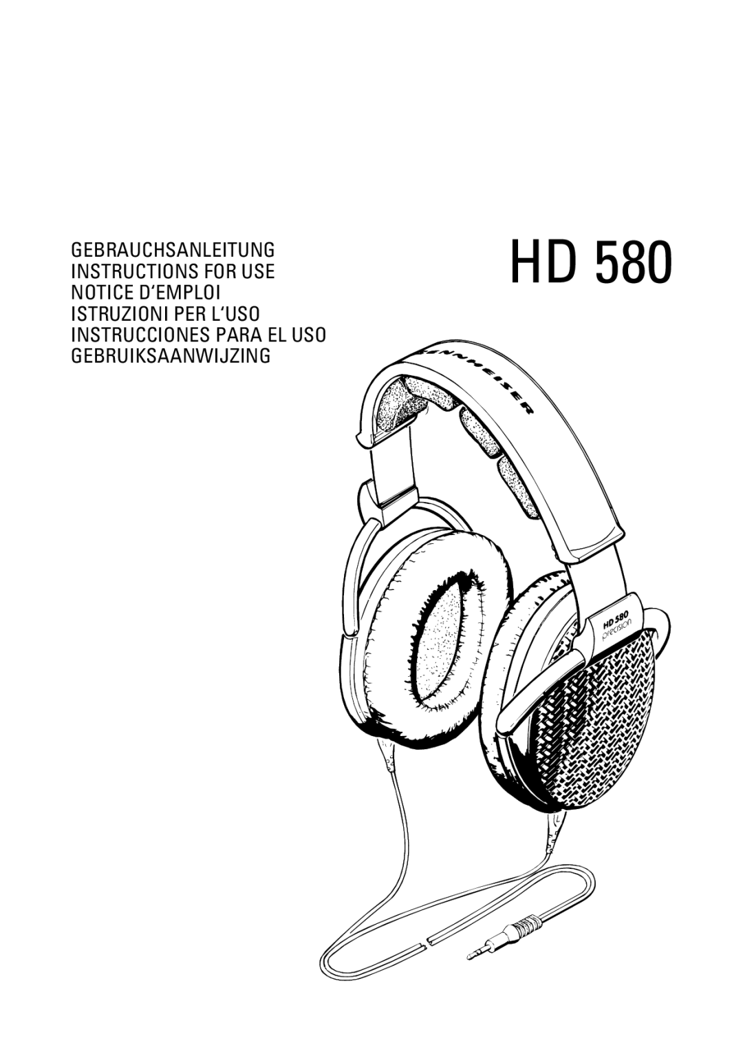 Sennheiser HD 580 manual 